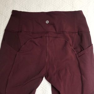 Lululemon Maroon All the Right Places Pant size 8
